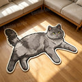 Cozy Paws™ Gray Cat Rug