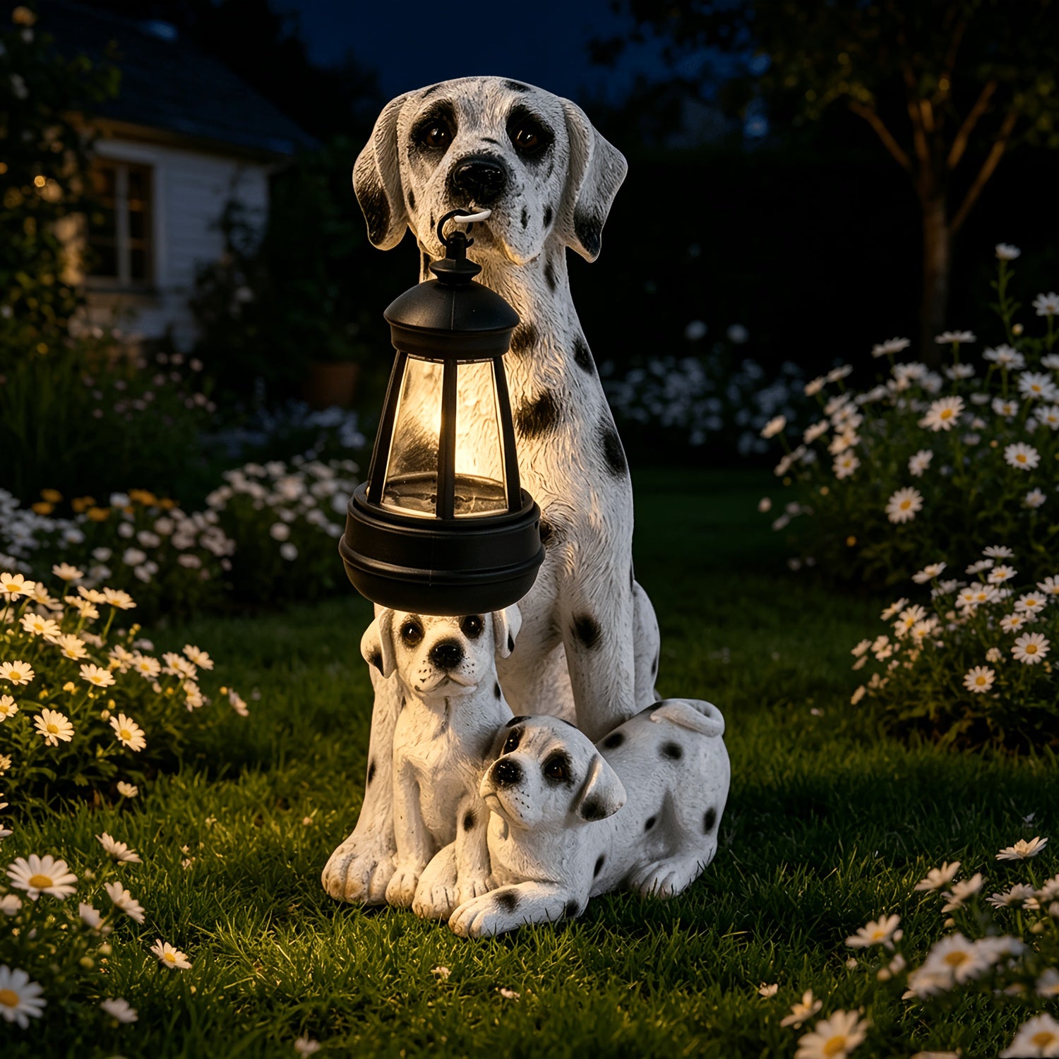 SolarPaw™ Dalmatian Lantern