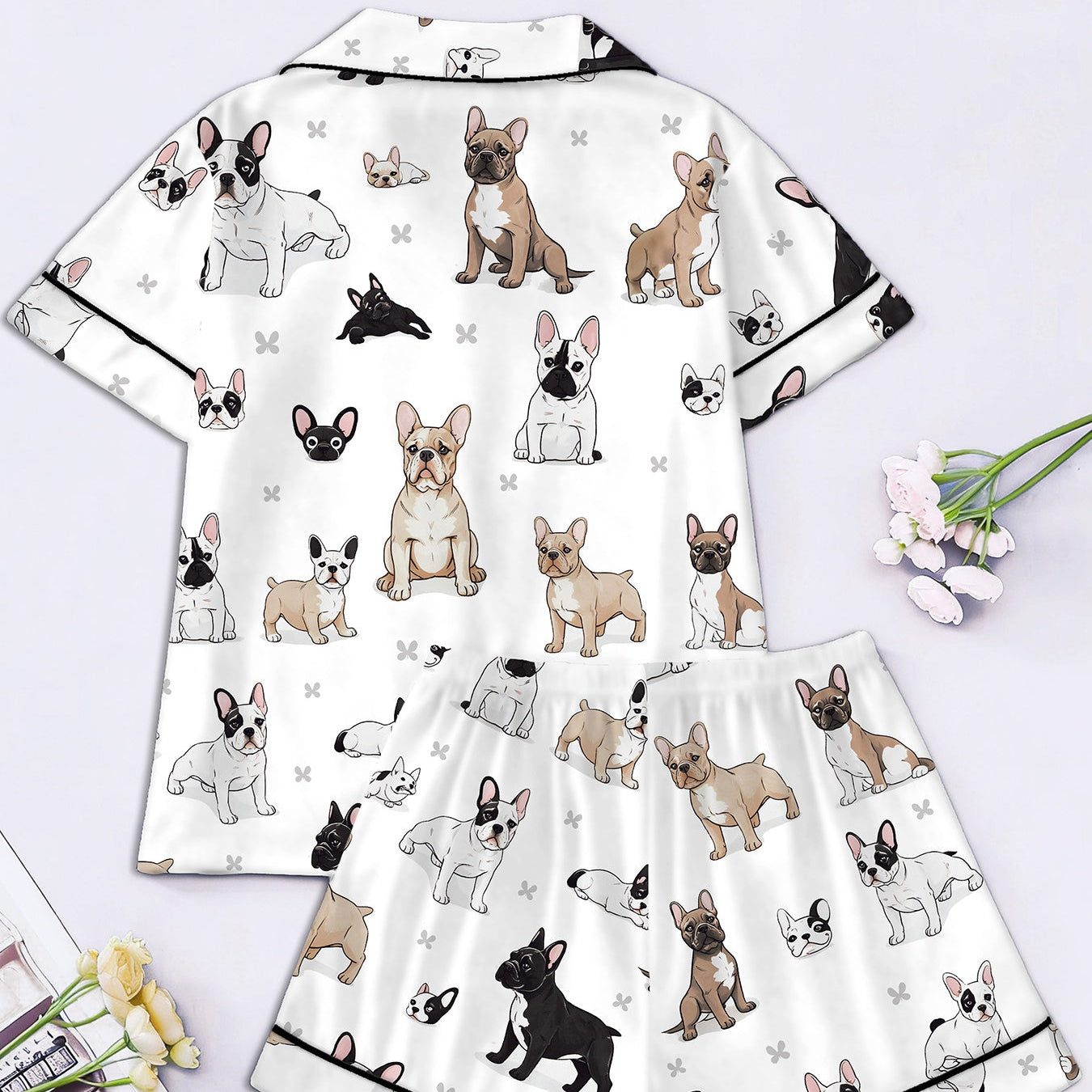 Canine Crafts Frenchie Pajama Set