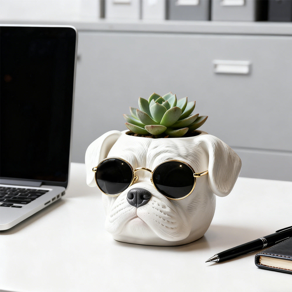 Cool Canine Frenchie Planters