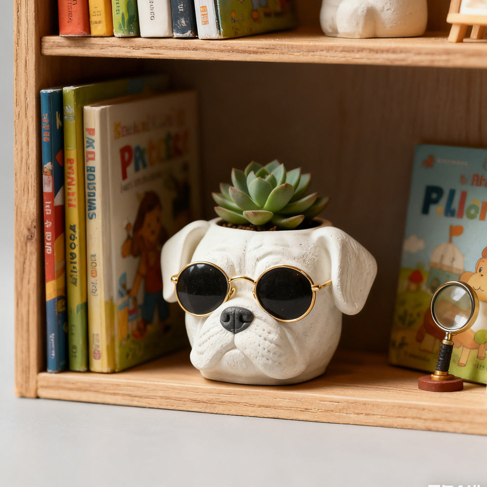 Cool Canine Frenchie Planters