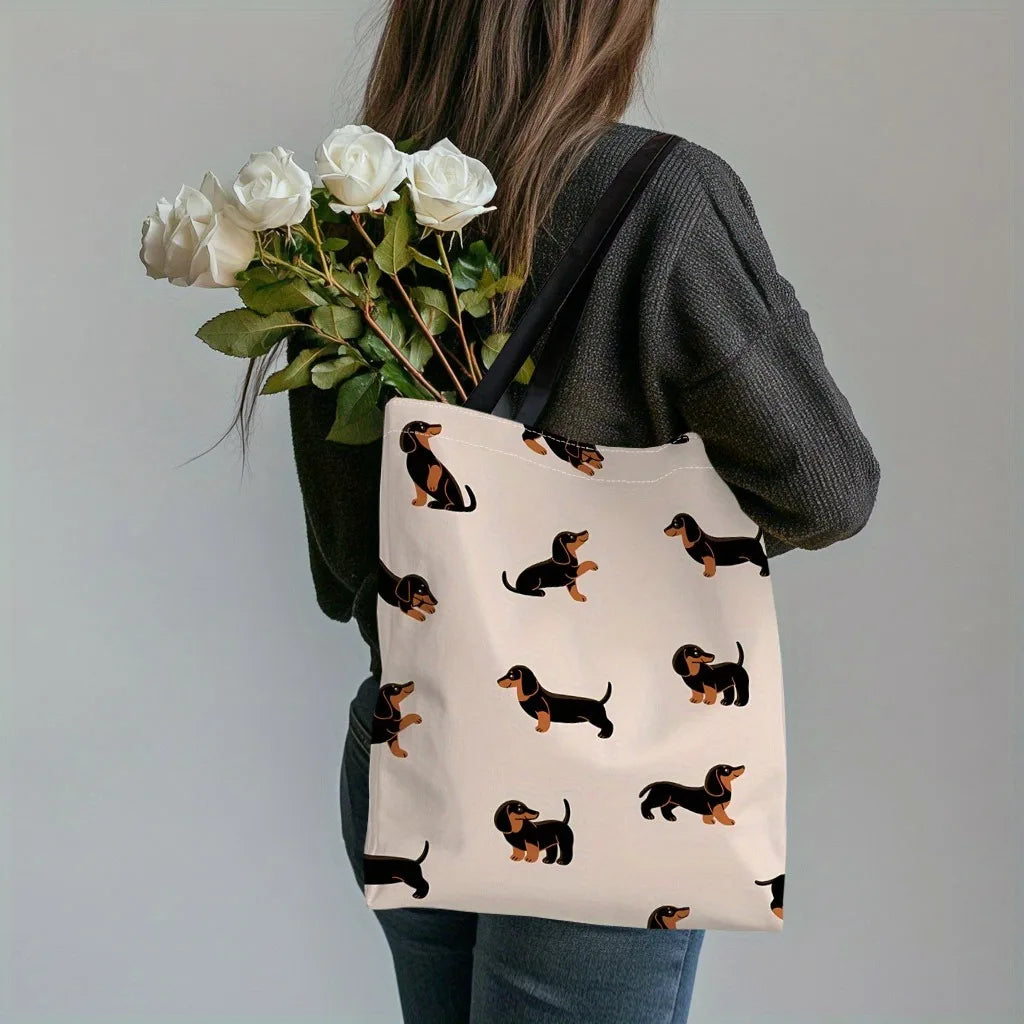 Dapper Dachshund Tote