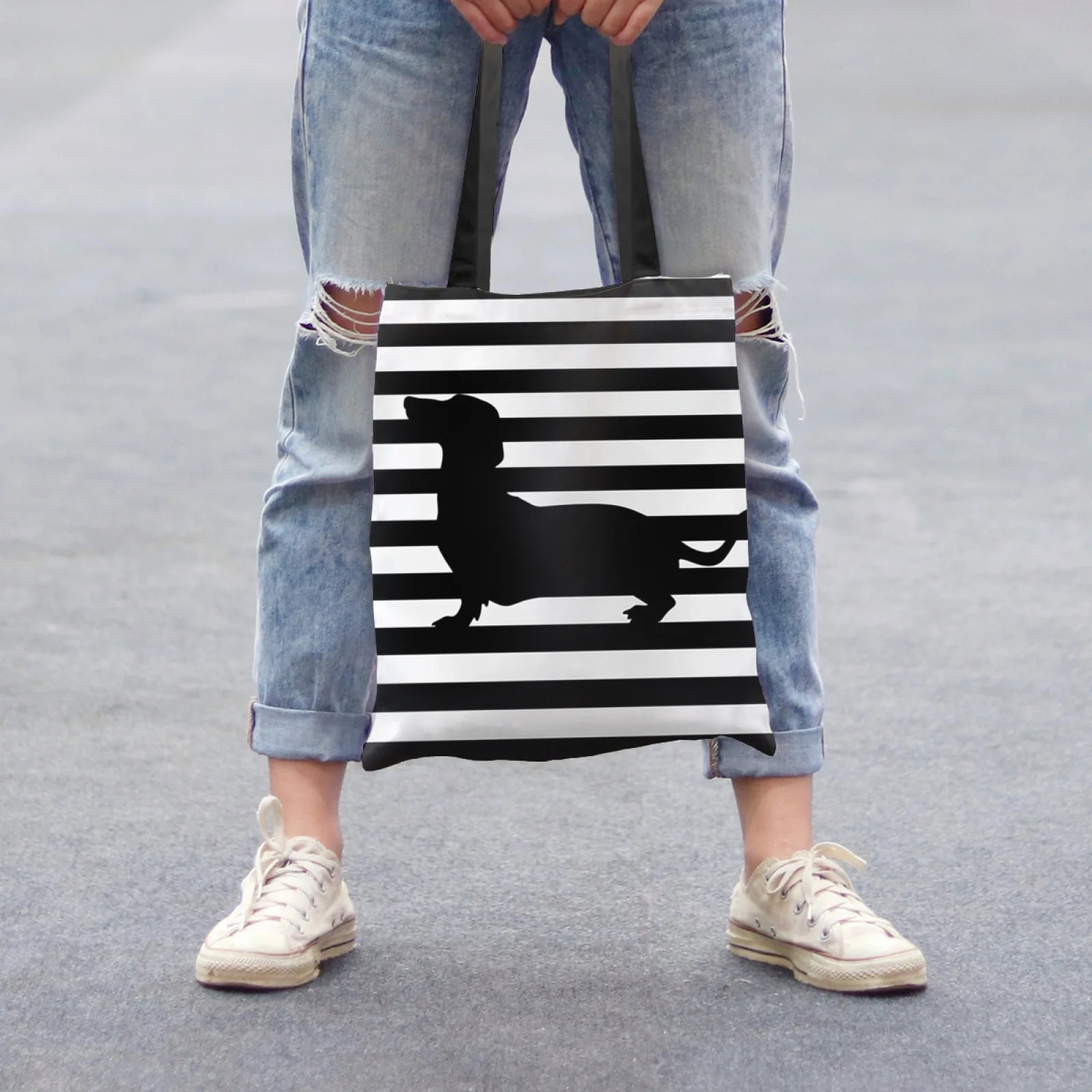 Dapper Dachshund Tote