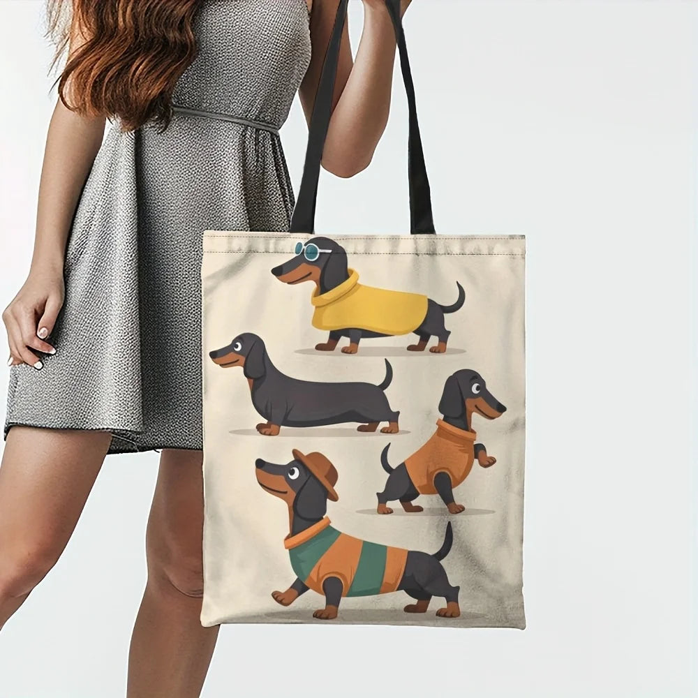 Dapper Dachshund Tote