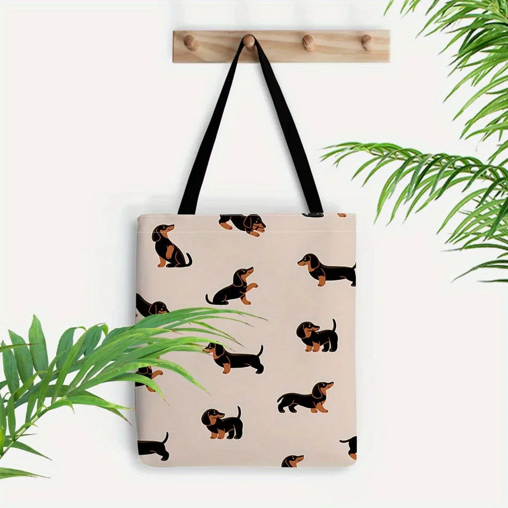 Dapper Dachshund Tote